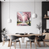 Cherry Blossom Scenery Dining Room Demo
