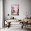 Cherry Blossom Scenery Dining Room Demo