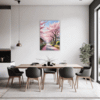 Cherry Blossom Scenery Dining Room Demo