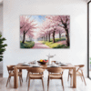 Cherry Blossom Scenery Dining Room Demo