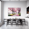 Cherry Blossom Scenery Dining Room Demo