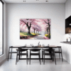 Cherry Blossom Scenery Dining Room Demo
