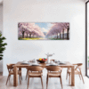 Cherry Blossom Scenery Dining Room Demo