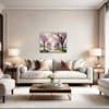 Cherry Blossom Scenery Living Room Demo