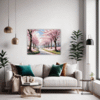 Cherry Blossom Scenery Living Room Demo