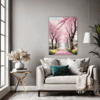 Cherry Blossom Scenery Living Room Demo
