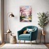 Cherry Blossom Scenery Living Room Demo