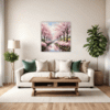 Cherry Blossom Scenery Living Room Demo