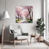 Cherry Blossom Scenery Living Room Demo