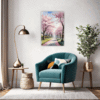 Cherry Blossom Scenery Living Room Demo