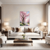 Cherry Blossom Scenery Living Room Demo