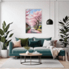 Cherry Blossom Scenery Living Room Demo