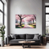 Cherry Blossom Scenery Living Room Demo