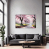 Cherry Blossom Scenery Living Room Demo