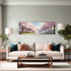 Cherry Blossom Scenery Living Room Demo