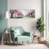 Cherry Blossom Scenery Living Room Demo