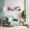 Cherry Blossom Scenery Living Room Demo