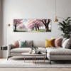 Cherry Blossom Scenery Living Room Demo