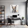 Chihuahua Abstract Artwork Office Demo