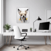 Chihuahua Abstract Artwork Office Demo
