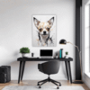 Chihuahua Abstract Artwork Office Demo