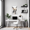 Chihuahua Abstract Artwork Office Demo