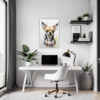 Chihuahua Abstract Artwork Office Demo