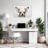 Chihuahua Abstract Artwork Office Demo