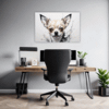 Chihuahua Abstract Artwork Office Demo