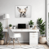 Chihuahua Abstract Artwork Office Demo