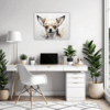 Chihuahua Abstract Artwork Office Demo