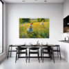 Children Playing on Meadow Dining Room Demo