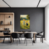 Children Playing on Meadow Dining Room Demo