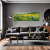 Children Playing on Meadow Living Room Demo