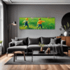 Children Playing on Meadow Living Room Demo