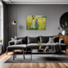 Children Playing on Meadow Living Room Demo