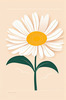 Minimalist Line Art of Chrysanthemum's Layered Petal Heart