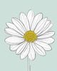 Minimalist Line Art of Chrysanthemum's Layered Petal Heart