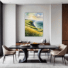 Coastal Meadow View Dining Room Demo