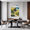 Coastal Meadow View Dining Room Demo