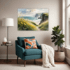 Coastal Meadow View Living Room Demo