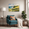 Coastal Meadow View Living Room Demo