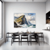 Coastal Mountains Seagulls Dining Room Demo