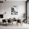 Coastal Mountains Seagulls Dining Room Demo