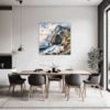 Coastal Mountains Seagulls Dining Room Demo