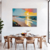 Coastal Sunset Dining Room Demo