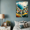 Coastal Village Bedroom Demo
