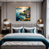 Coastal Village Bedroom Demo