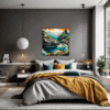 Coastal Village Bedroom Demo