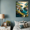 Coastal Village Bedroom Demo
